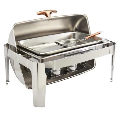 Denmark Celebrations 9.5 Qt. Rectangular Stainless Steel Chafing Dish 5 Piece