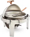 Denmark Celebrations By  6.3-qt. Stainless Steel Round Chafing Dish In Silver