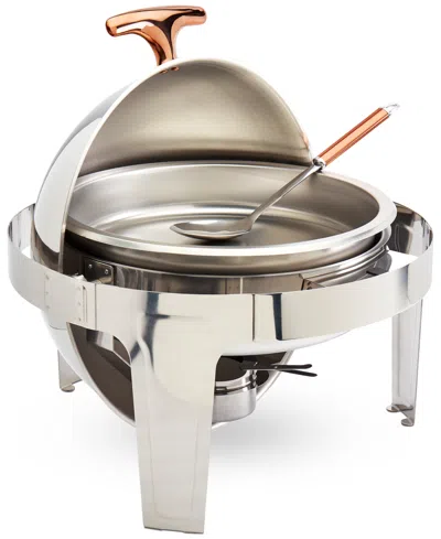 Denmark Celebrations By  6.3-qt. Stainless Steel Round Chafing Dish In Silver