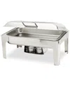 Denmark Celebrations By  9.5-qt Stainless Steel Rectangular Chafing Dish In Silver