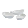 Denmark Nested 3-pc. Ceramic Serving Bowl In White