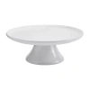 Denmark Round Earthenware Cake Plate In White