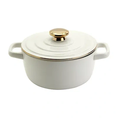 Denmark Stoneware 2-qt. Casserole Dish In White