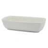 Denmark Tools For Cooks 15.5in Rectangular Stoneware Serving Bowl White Bistro In White