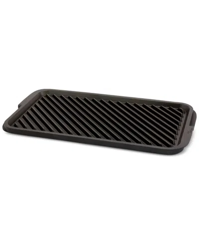 Denmark Tools For Cooks Cast Aluminum Rectangular Reversible Grill Griddle In Black