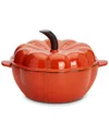 Denmark Tools For Cooks Enameled Cast Iron 2-qt. Pumpkin Dutch Oven In Orange