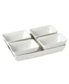 Denmark Tools For Cooks Rectangular 5 Pc. Serving Set In White