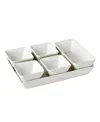 Denmark Tools For Cooks Rectangular 6 Pc. Serving Set In White