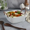 Denmark White Serveware Square Serving Bowl In White