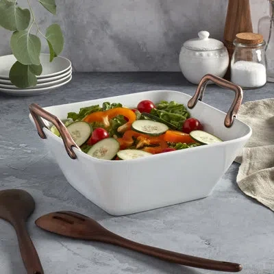 Denmark White Serveware Square Serving Bowl