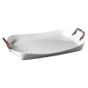 Denmark White Serveware Tray In White