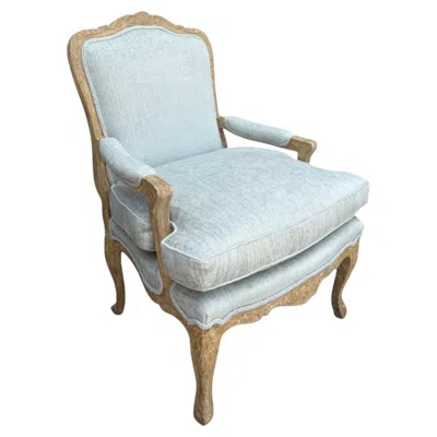 Pre-owned Dennis & Leen 18th C Style  Fauteuil Arm Chair 1 Of 2 In Brown