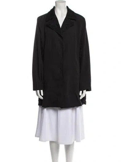 Pre-owned Dennis Basso Blazer In Black