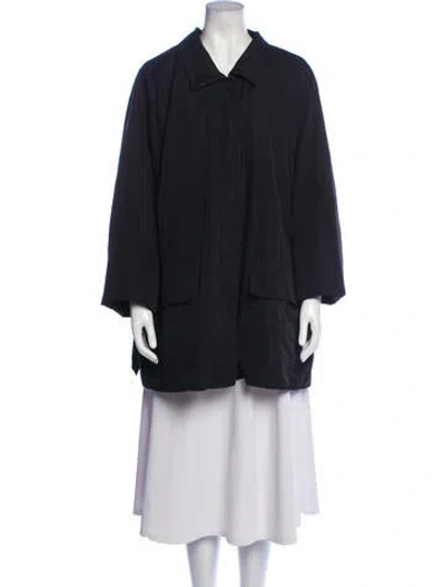 Pre-owned Dennis Basso Coat In Black