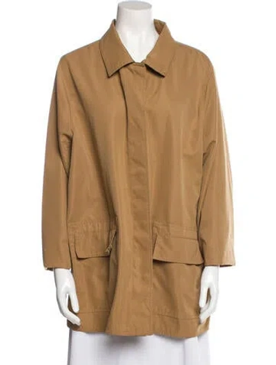 Pre-owned Dennis Basso Coat In Brown