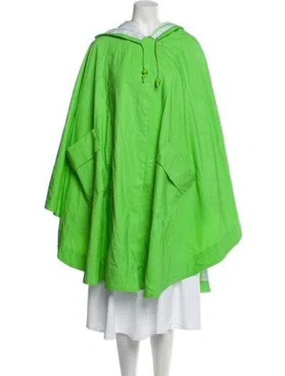 Pre-owned Dennis Basso Coat In Green