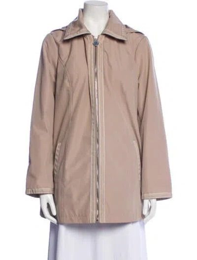 Pre-owned Dennis Basso Coat In Neutral