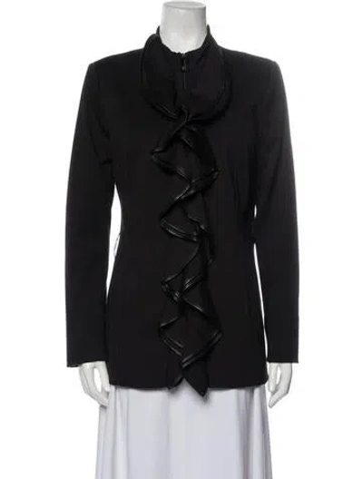 Pre-owned Dennis Basso Evening Jacket In Black