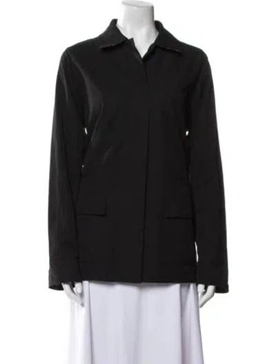 Pre-owned Dennis Basso Jacket In Black