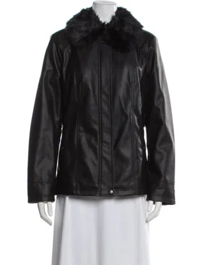 Pre-owned Dennis Basso Jacket In Gray