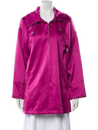 Pre-owned Dennis Basso Jacket In Pink