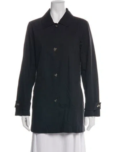 Pre-owned Dennis Basso Utility Jacket In Black
