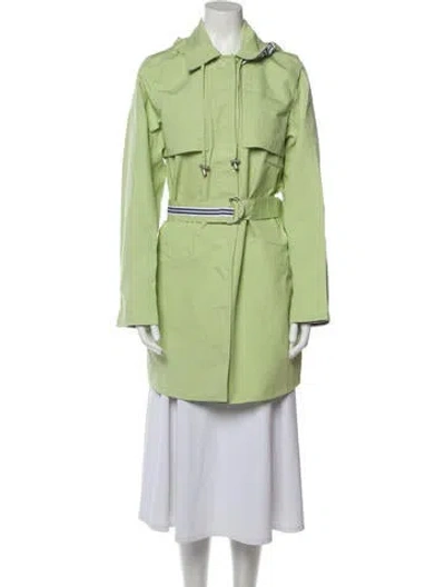 Pre-owned Dennis Basso Utility Jacket In Green