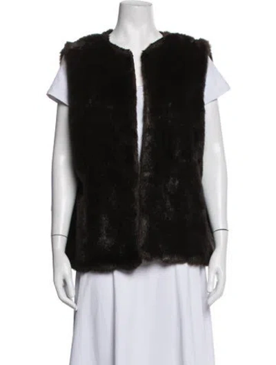 Pre-owned Dennis Basso Vest In Black