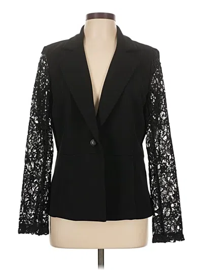 Pre-owned Dennis By Dennis Basso Blazer Jacket In Black