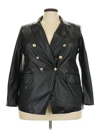 Pre-owned Dennis By Dennis Basso Blazer Jacket In Black