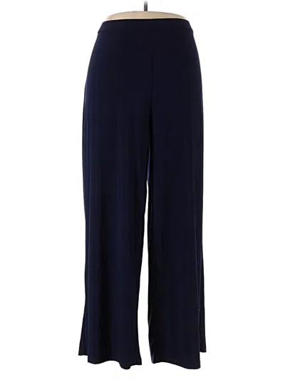 Pre-owned Dennis By Dennis Basso Casual Pants In Blue