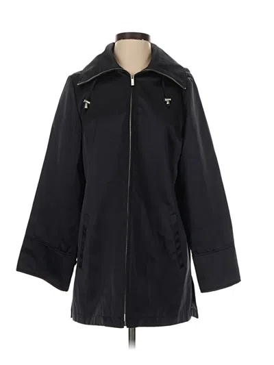 Pre-owned Dennis By Dennis Basso Coat In Black