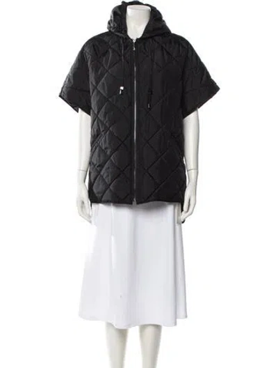 Pre-owned Dennis By Dennis Basso Coat In Black