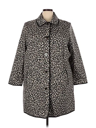 Pre-owned Dennis By Dennis Basso Coat In Black
