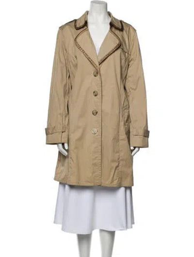 Pre-owned Dennis By Dennis Basso Coat In Neutral