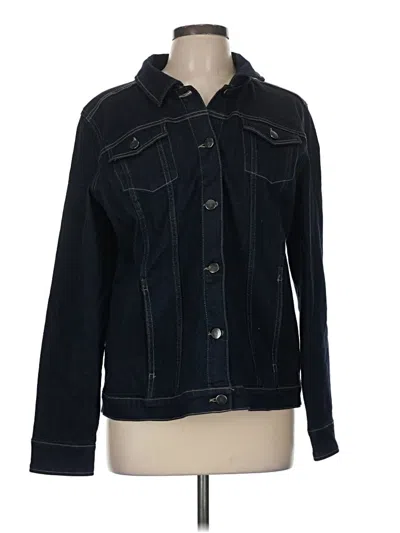 Pre-owned Dennis By Dennis Basso Denim Jacket In Blue