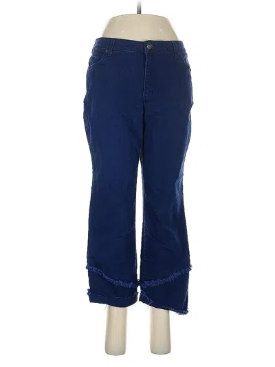 Pre-owned Dennis By Dennis Basso Jeans In Blue