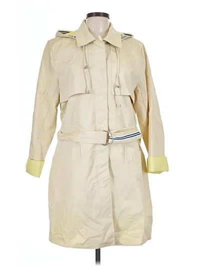 Pre-owned Dennis By Dennis Basso Raincoat In Ivory