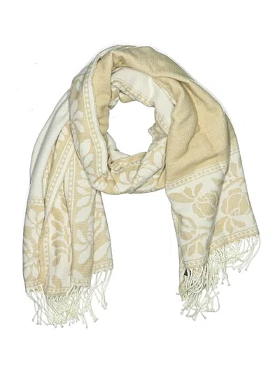 Pre-owned Dennis By Dennis Basso Scarf In Ivory