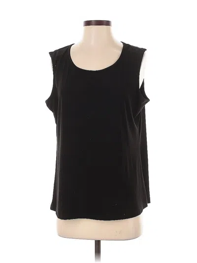 Pre-owned Dennis By Dennis Basso Sleeveless Blouse In Black