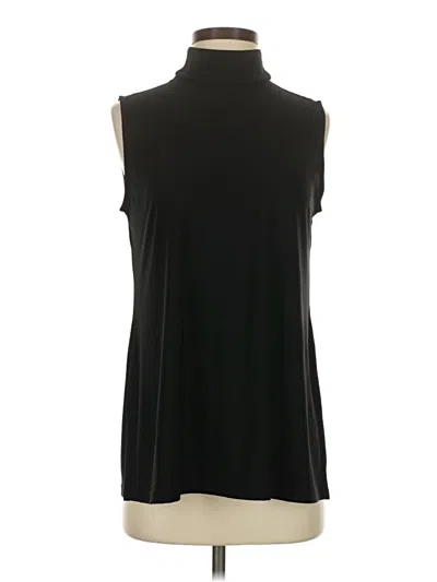 Pre-owned Dennis By Dennis Basso Sleeveless Blouse In Black