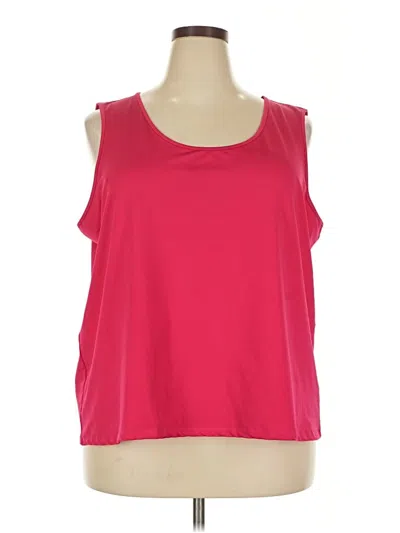 Pre-owned Dennis By Dennis Basso Sleeveless Blouse In Pink