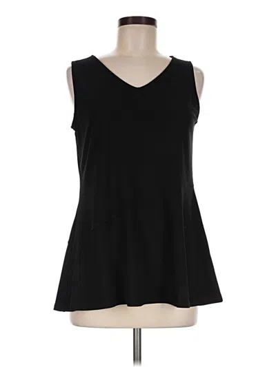 Pre-owned Dennis By Dennis Basso Sleeveless T-shirt In Black