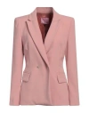 Denny Rose Woman Blazer Blush Size 8 Polyester, Viscose, Elastane In Pink