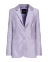 Denny Rose Woman Blazer Lilac Size 10 Polyester, Polyamide In Purple