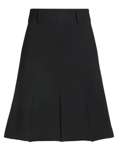 Denny Rose Woman Midi Skirt Black Size 6 Polyester, Elastane