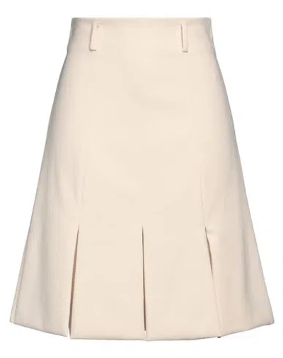 Denny Rose Woman Midi Skirt Ivory Size 8 Polyester, Elastane