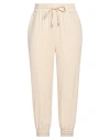 Denny Rose Woman Pants Ivory Size 10 Polyester, Viscose, Elastane In White