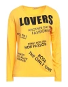 Denny Rose Woman T-shirt Marigold Size L Viscose, Elastane In Yellow