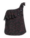 Denny Rose Woman Top Black Size 4 Polyester In Black